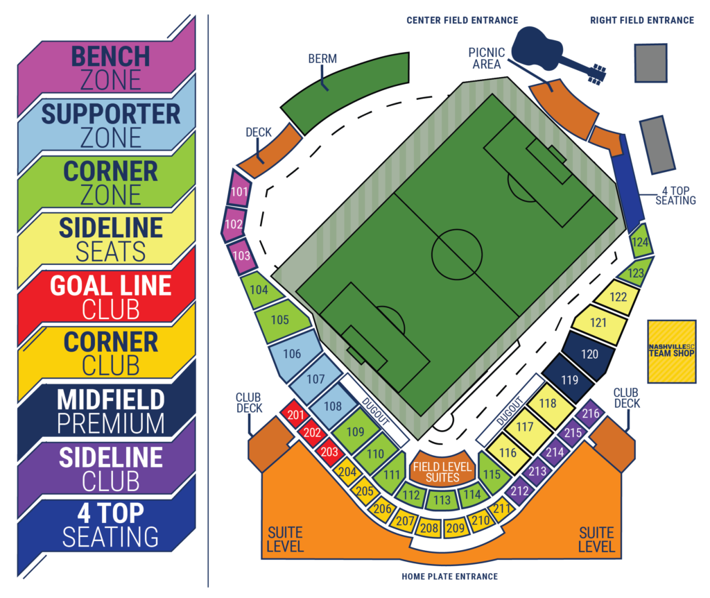 Dudley Field Seating Chart